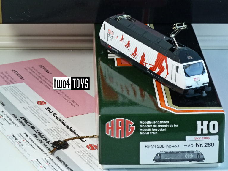HAG 280 ~ AC Re 4/4 460 SBB SION 2006 ELECTRIC LOCOMOTIVE